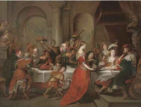 The Feast of Herod Oil Painting by (studio of) Rubens, Peter Paul