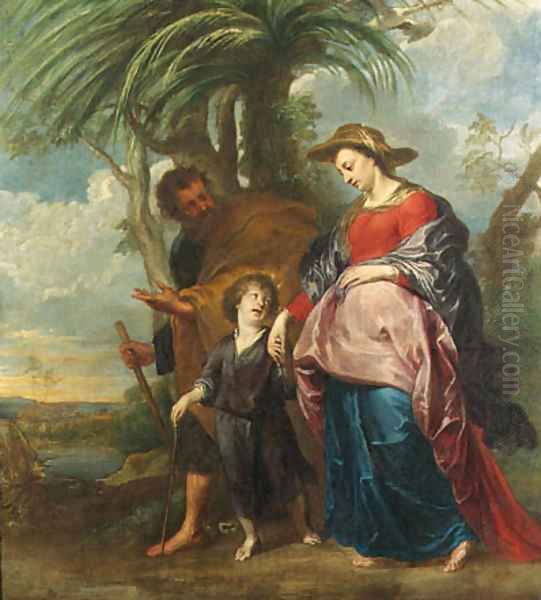 The Return from Egypt Oil Painting by (studio of) Rubens, Peter Paul