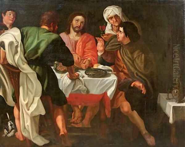 The Supper at Emmaus Oil Painting by (studio of) Rubens, Peter Paul