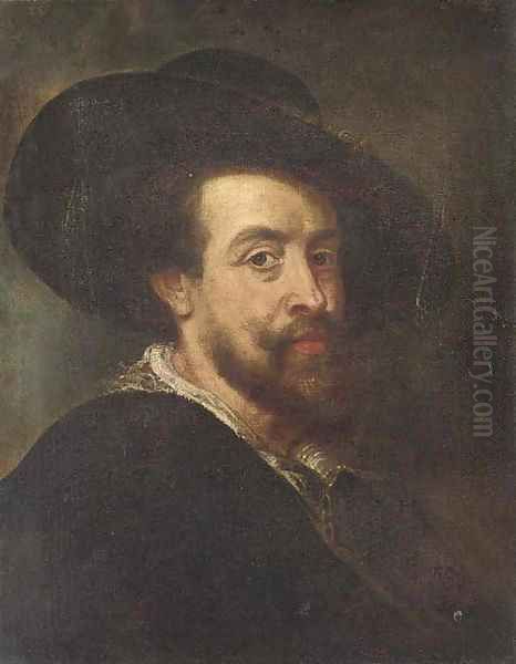 Self-Portrait Oil Painting by (studio of) Rubens, Peter Paul