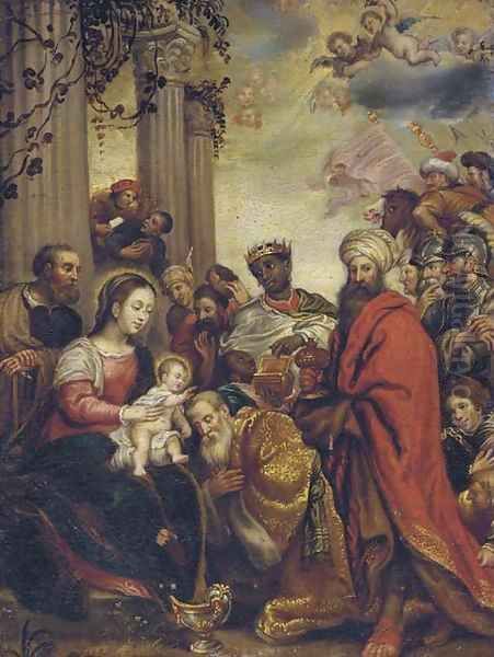 The Adoration of the Magi 8 Oil Painting by (studio of) Rubens, Peter Paul