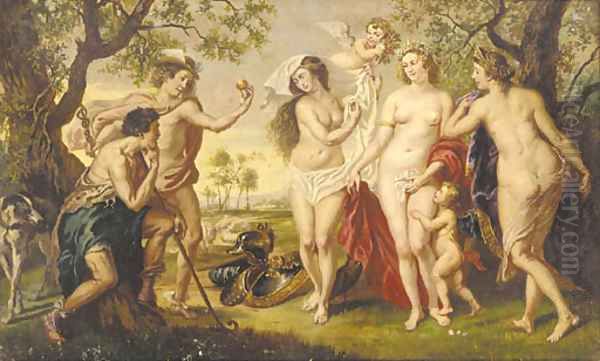 The judgement of Paris Oil Painting by (studio of) Rubens, Peter Paul