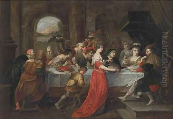 The Feast of Herod 3 Oil Painting by (studio of) Rubens, Peter Paul