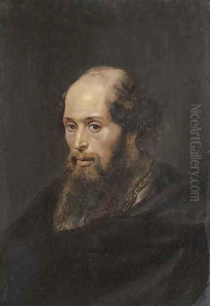 Portrait of a bearded gentleman Oil Painting by (studio of) Rubens, Peter Paul