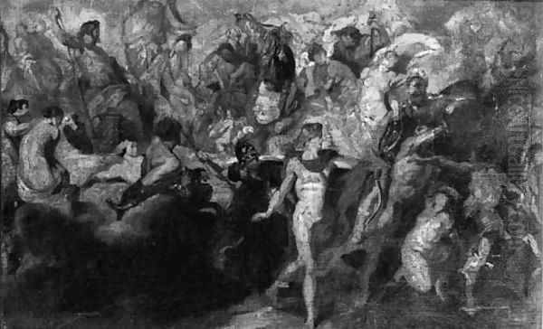The Council Of The Gods Oil Painting by (studio of) Rubens, Peter Paul