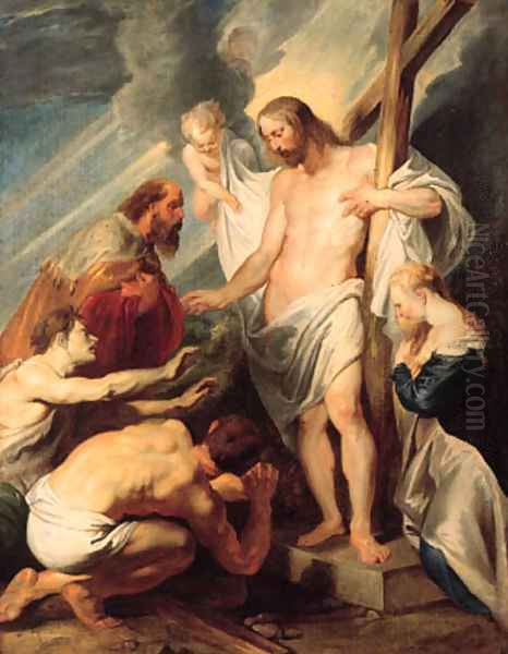 The Descent into Limbo Oil Painting by (studio of) Rubens, Peter Paul