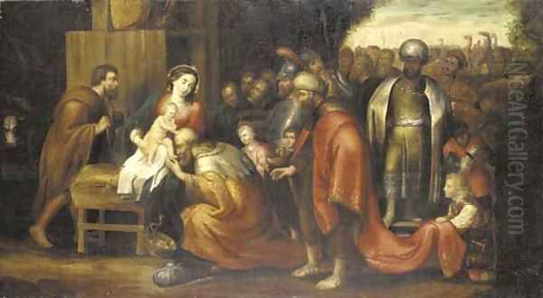 The Adoration of the Magi 5 Oil Painting by (studio of) Rubens, Peter Paul