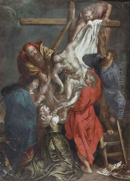 The Descent from the Cross Oil Painting by (studio of) Rubens, Peter Paul