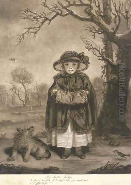 Lady Caroline Montagu Oil Painting by Sir Joshua Reynolds