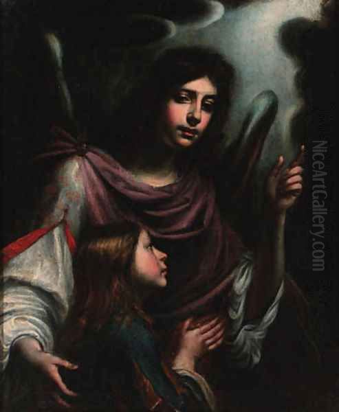 Tobias and the Angel Oil Painting by Matteo Rosselli