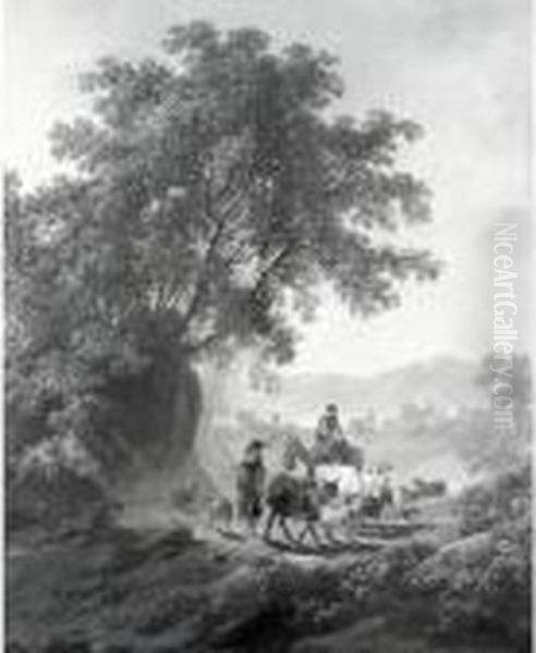 Jean Oil Painting by Jean-Baptiste Pillement