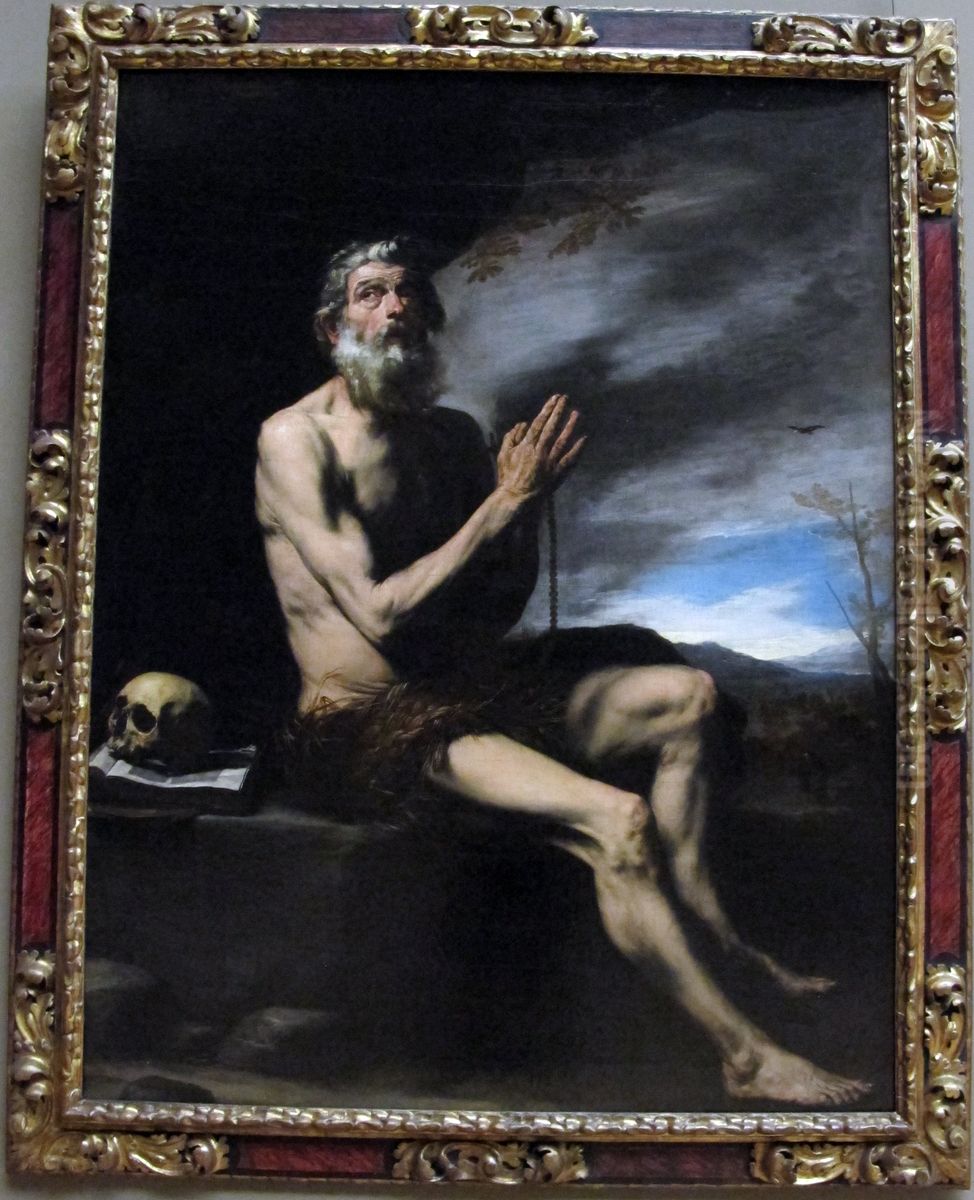 Saint Paul the Hermit Oil Painting by Jusepe de Ribera