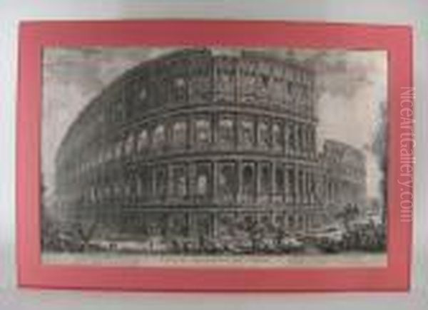 The Colosseum Oil Painting by Giovanni Battista Piranesi