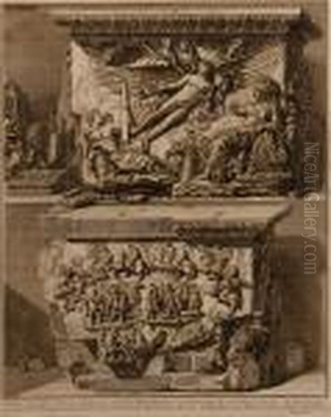 Antichita Romane, Il Campo 
Marzio Dell'antica Roma And Della Magnificenza Della Magnificenza E 
D'architettura De' Romani Oil Painting by Giovanni Battista Piranesi