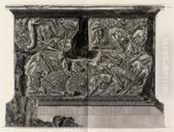 Trofeo O Sia Magnifica Colonna Coclide Oil Painting by Giovanni Battista Piranesi