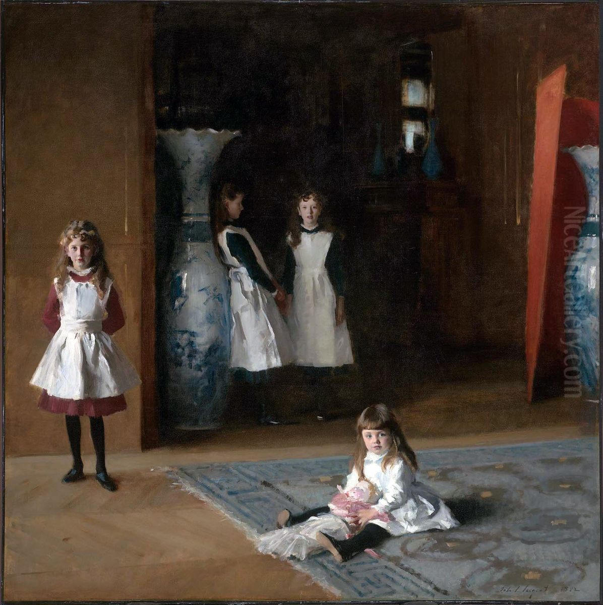 The Daughters Of Edward Darley Boit Oil Painting by John Singer Sargent