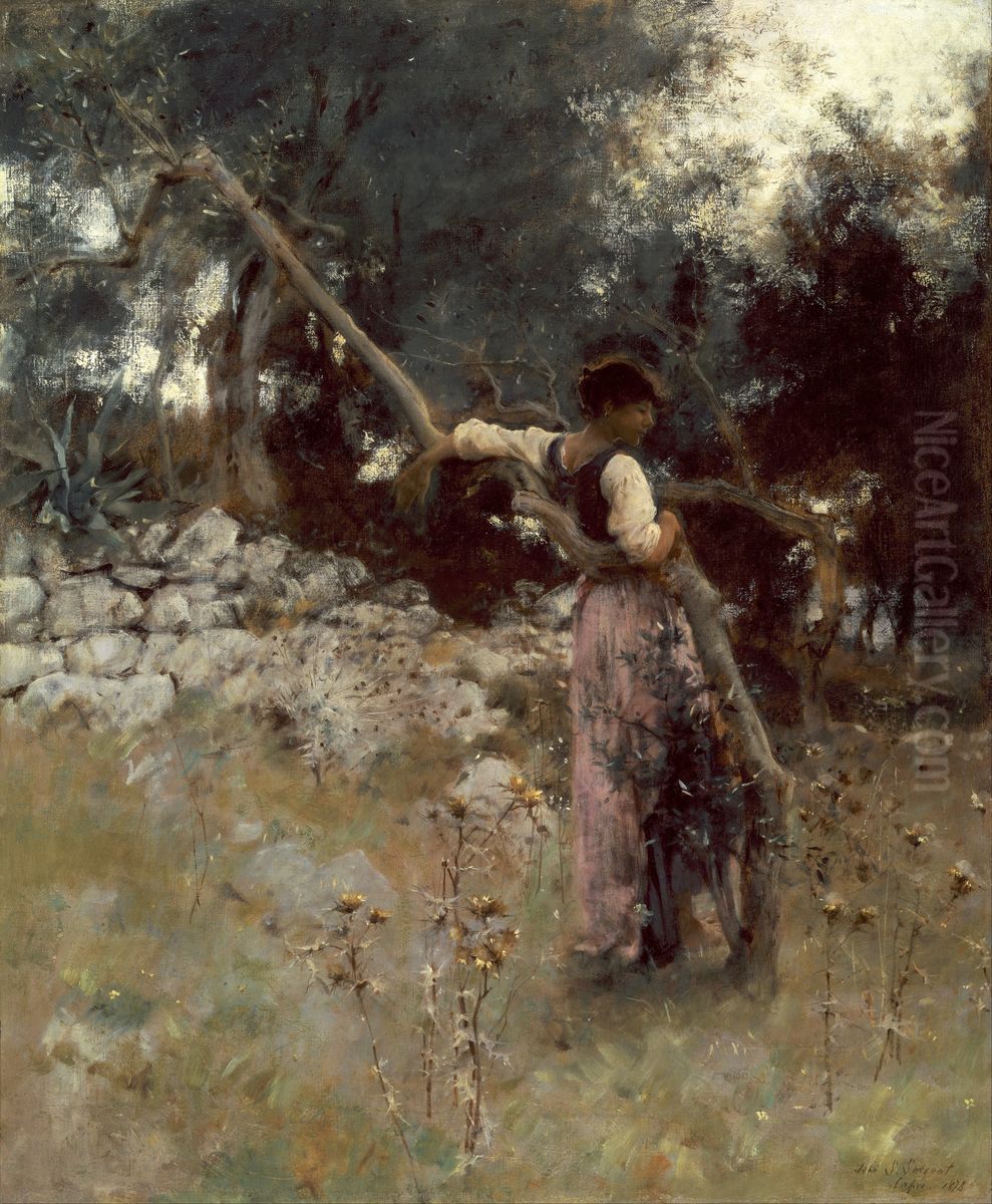 A Capriote Oil Painting by John Singer Sargent