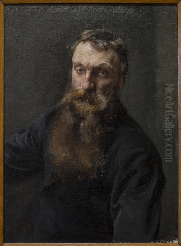 Auguste Rodin Oil Painting by John Singer Sargent