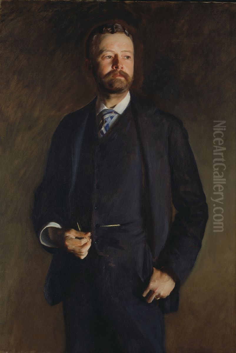 Henry Cabot Lodge Oil Painting by John Singer Sargent
