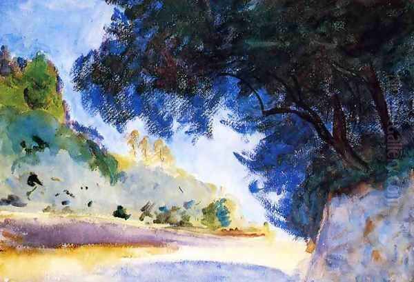 Landscape, Olive Trees, Corfu Oil Painting by John Singer Sargent
