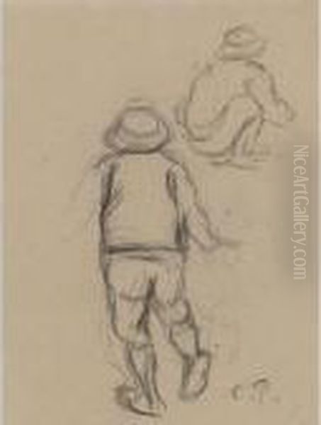 Property From The San Francisco 
Museum Of Modern Art, Sold To Benefit Future Acquisitions
 

 
 
 

 
 Etude De Figures Oil Painting by Camille Pissarro