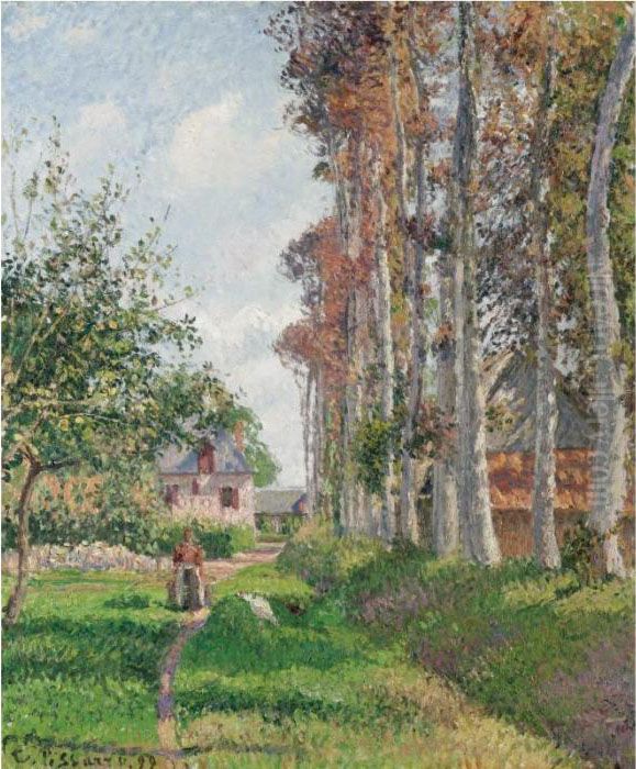 Property From A European Private Collection
 

 
 
 

 
 Le Verger Du Manoir D'ango, Varengeville, Matin Oil Painting by Camille Pissarro