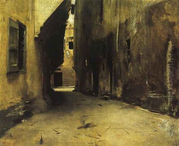 A Street in Venice I Oil Painting by John Singer Sargent