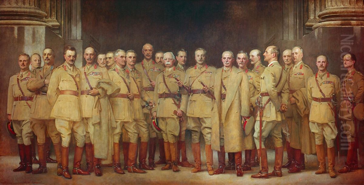 General Officers of World War I Oil Painting by John Singer Sargent