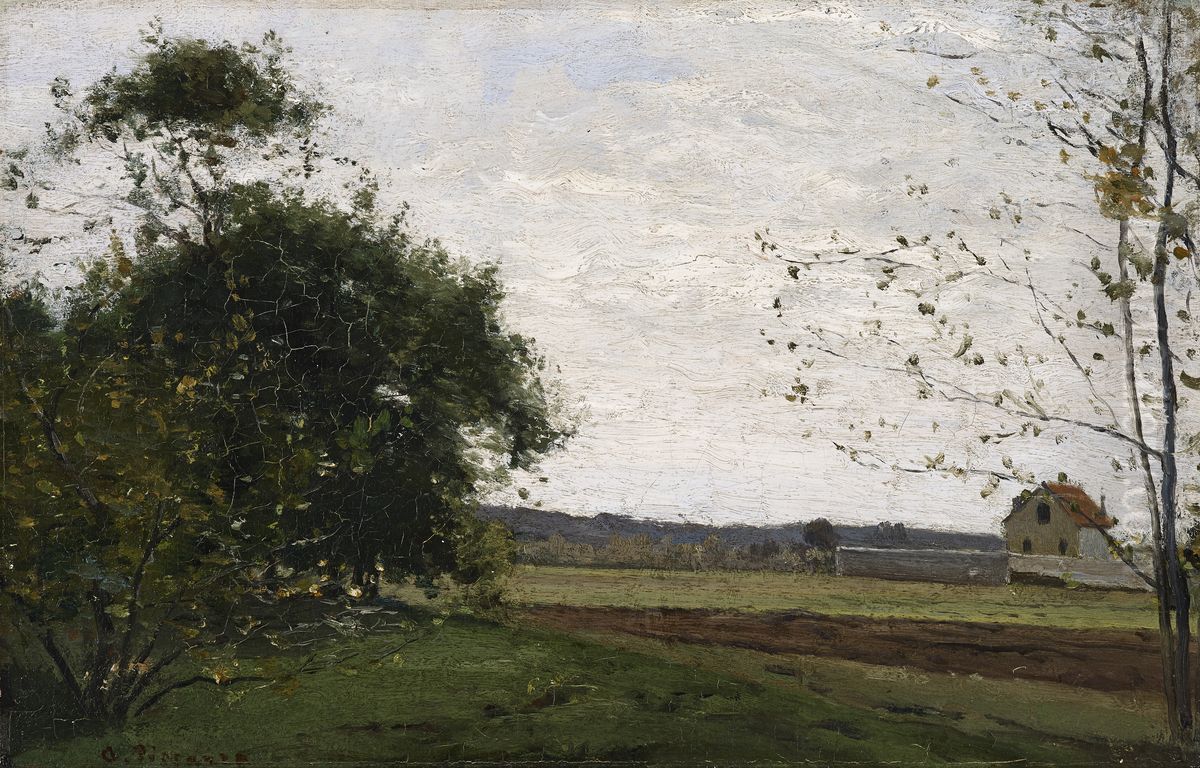 Landscape Oil Painting by Camille Pissarro