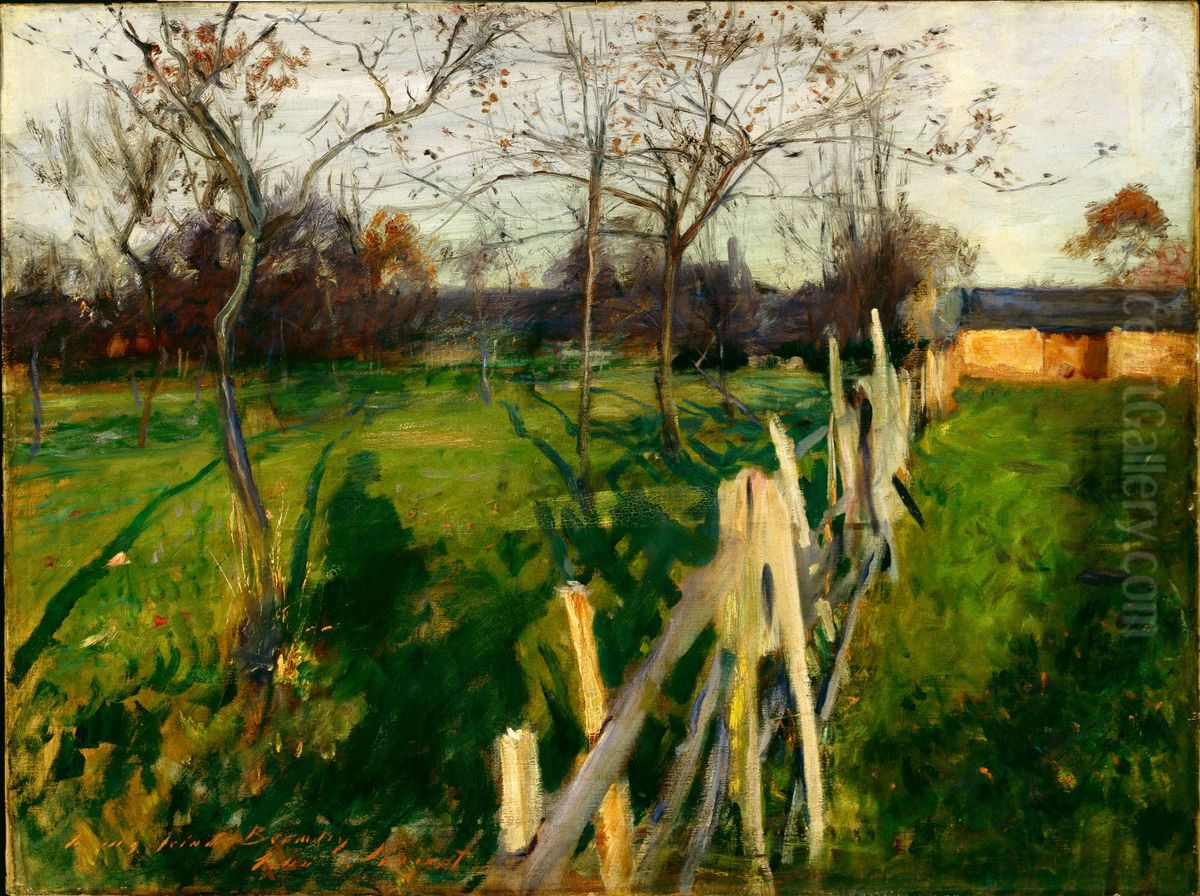 Home Fields Oil Painting by John Singer Sargent