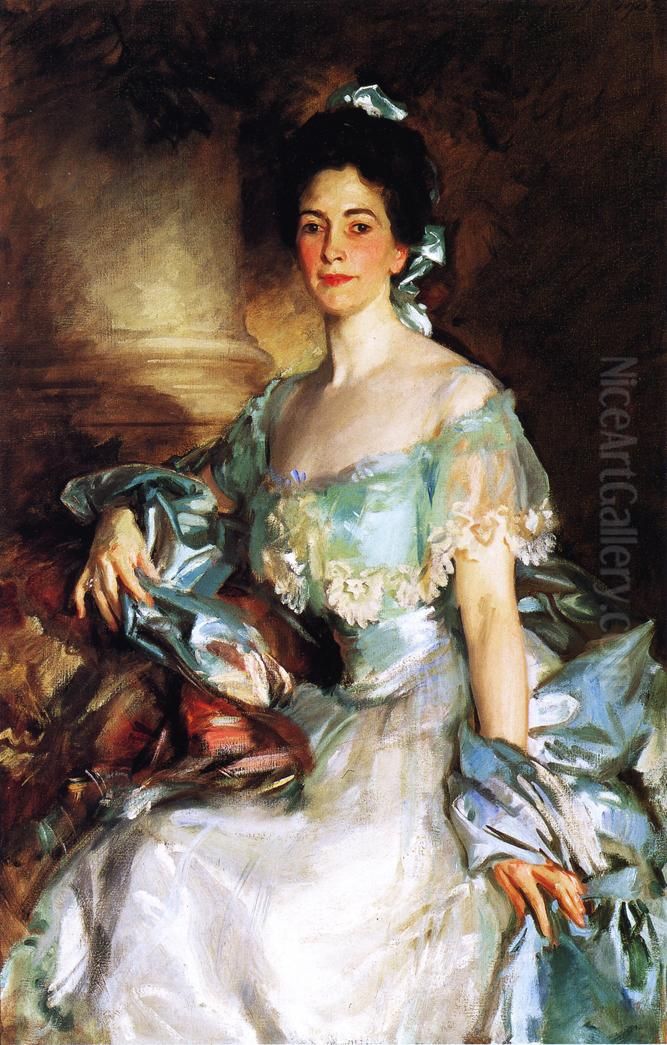Mrs. Abbott Lawrence Rotch Oil Painting by John Singer Sargent