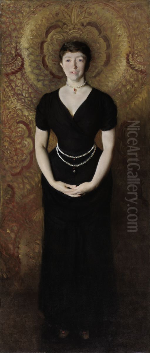 Isabella Stewart Gardner Oil Painting by John Singer Sargent