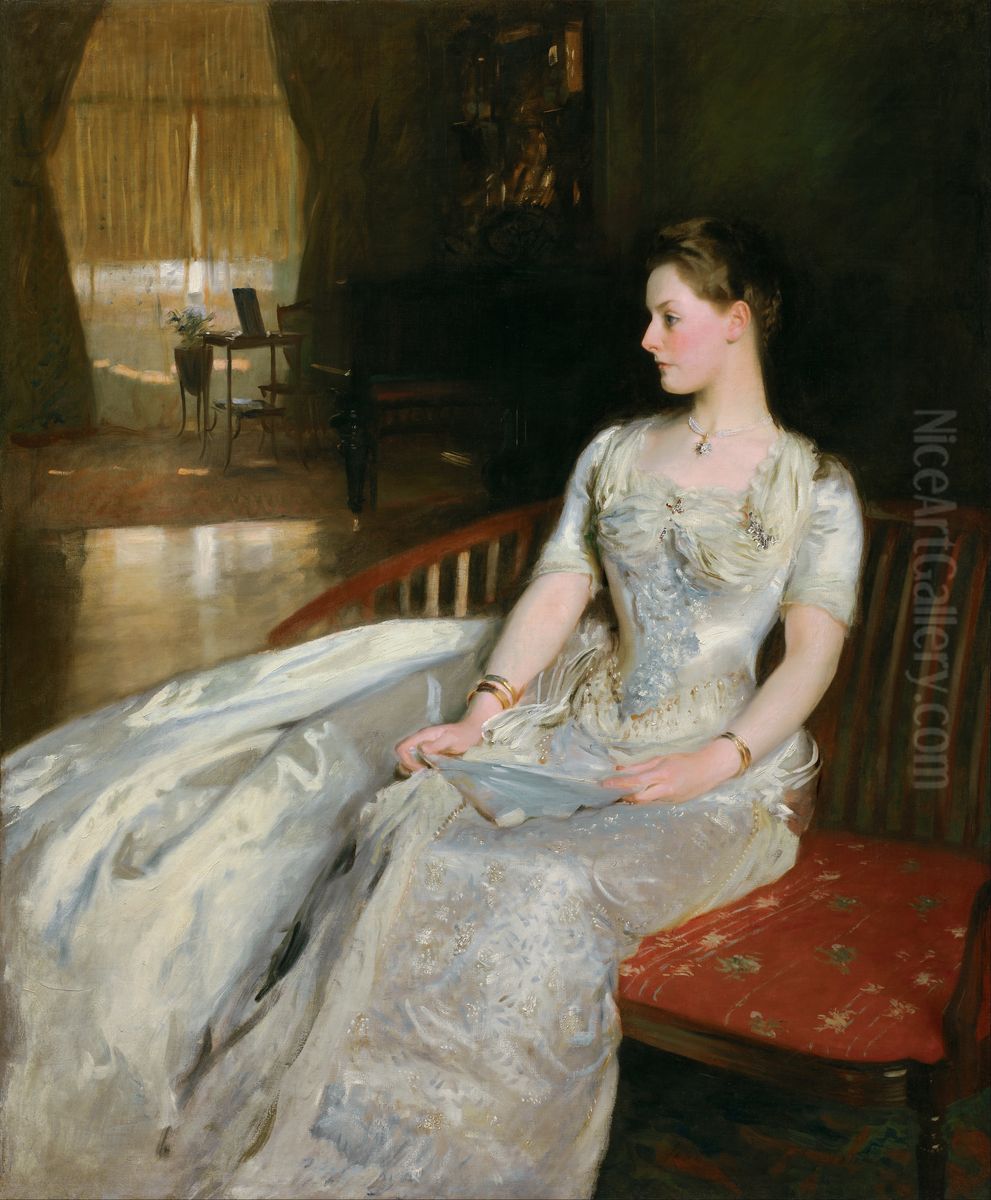Mrs. Cecil Wade Oil Painting by John Singer Sargent