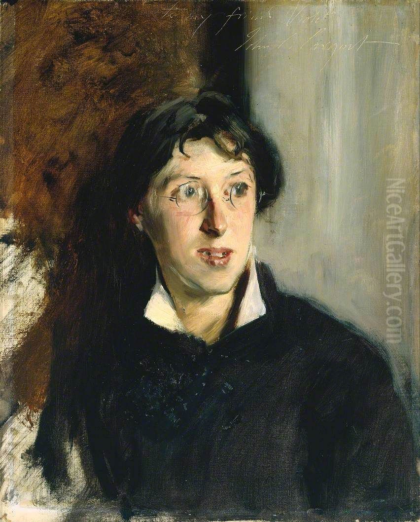 Vernon Lee Oil Painting by John Singer Sargent