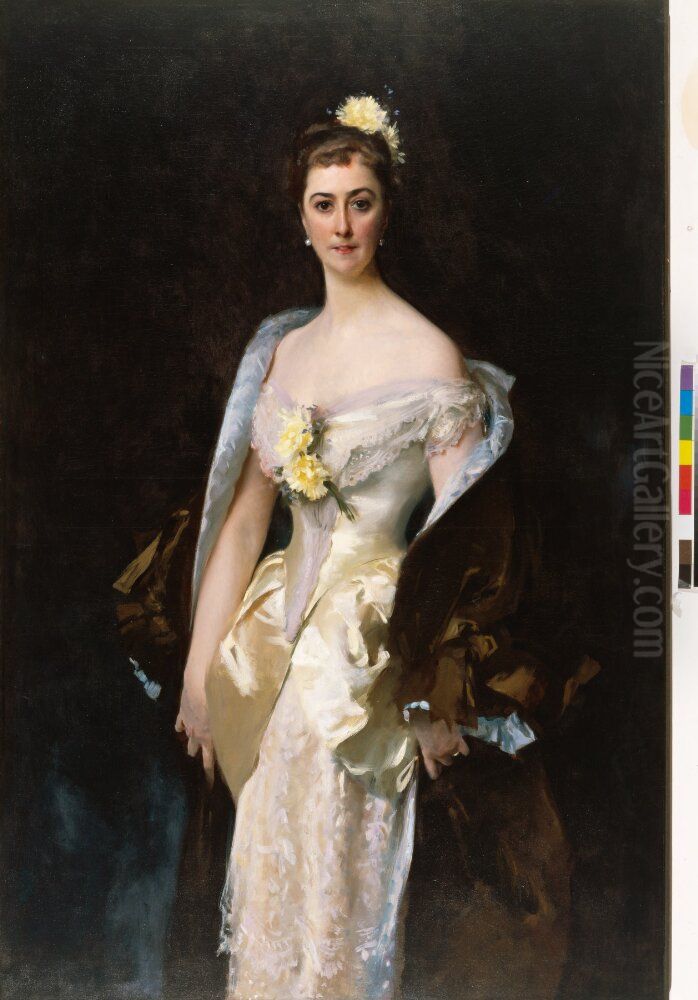 Caroline de Bassano, Marquise d'Espeuilles Oil Painting by John Singer Sargent