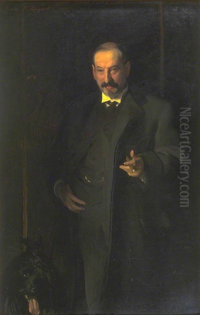 Asher Wertheimer Oil Painting by John Singer Sargent