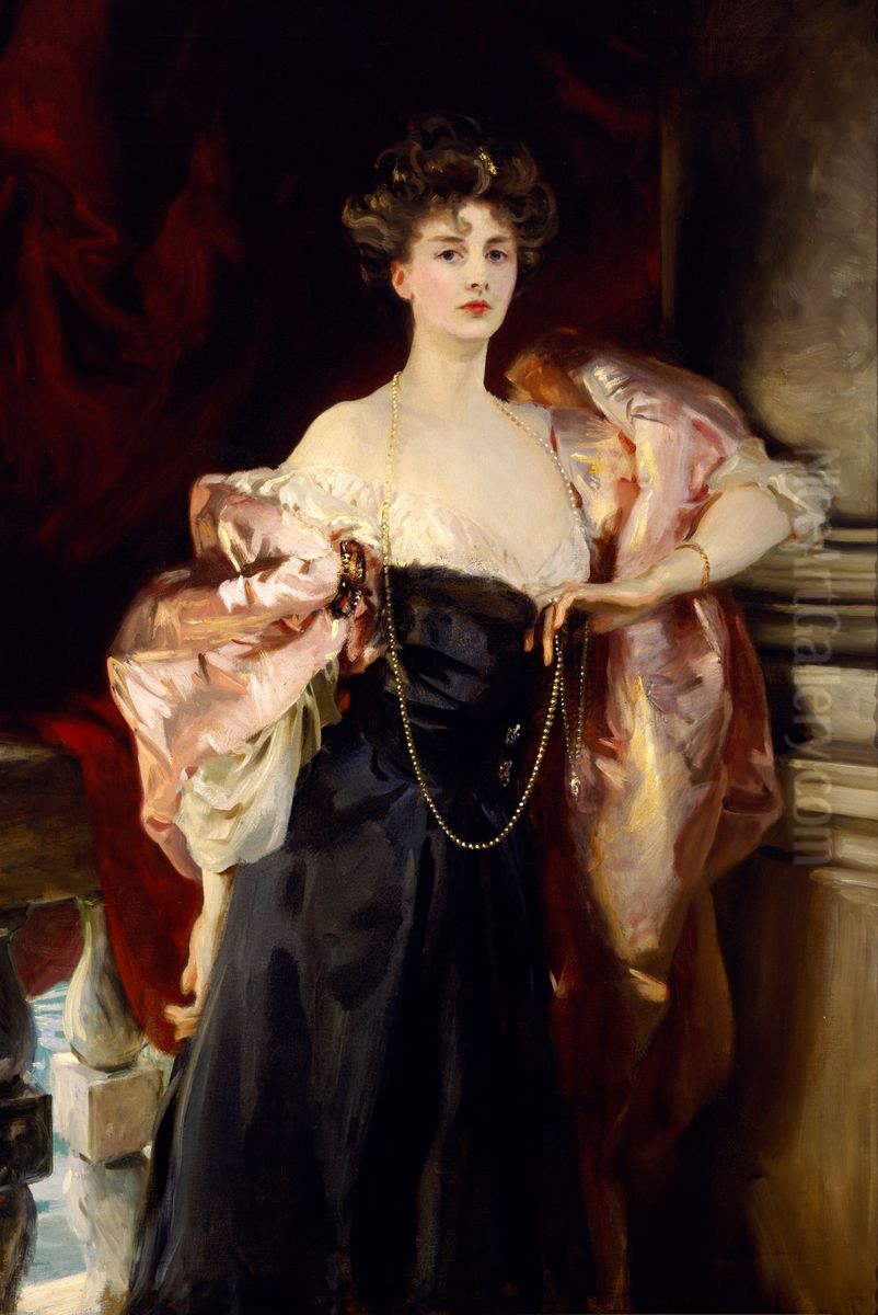 Lady Helen Vincent, Viscountess d'Abernon Oil Painting by John Singer Sargent