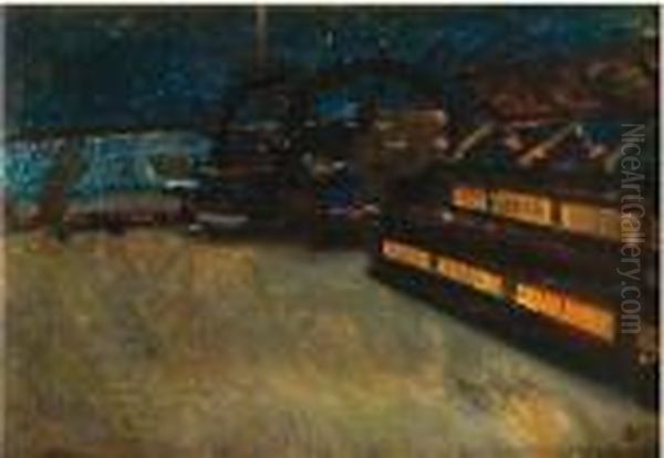 Cubierta Debarco Oil Painting by Cecilio Pla