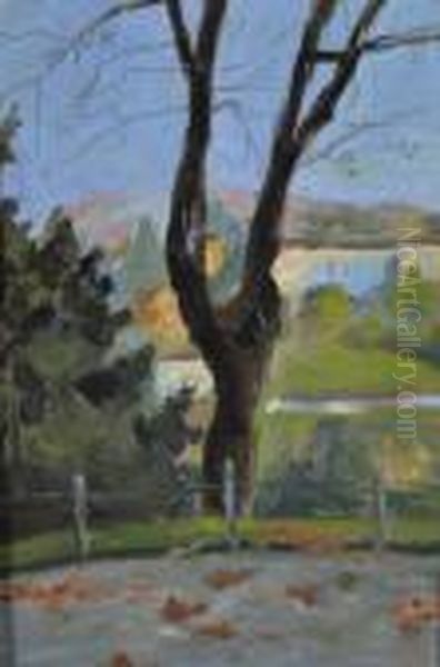 Continental Landscape Oil Painting by Cecilio Pla