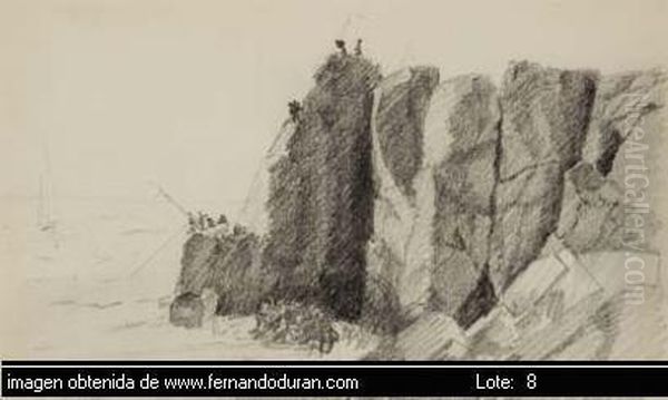 Untitled Oil Painting by Cecilio Pla