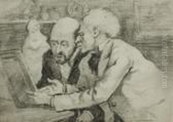 El Anticuario Oil Painting by Cecilio Pla