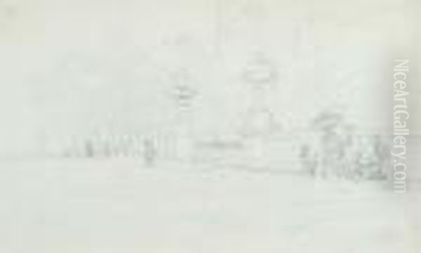 En El Parque Oil Painting by Cecilio Pla