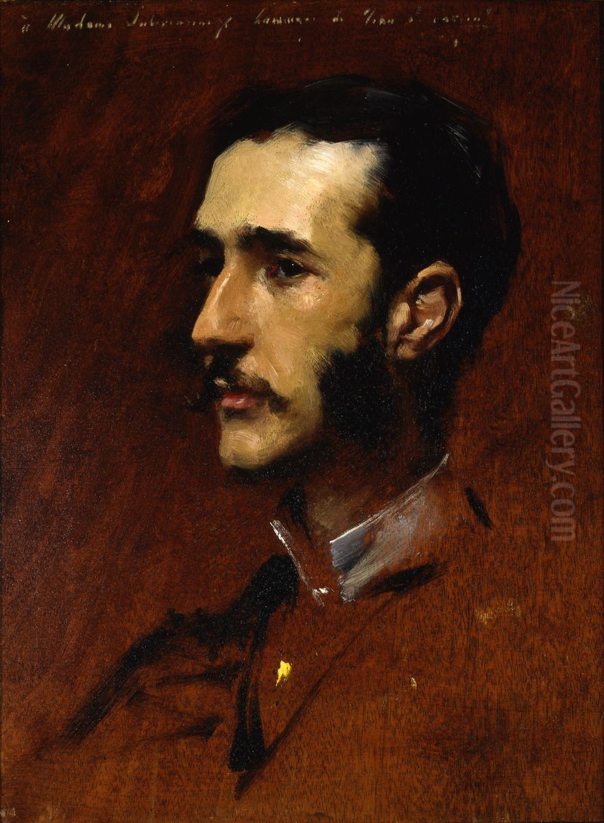 Ramon Subercaseaux Oil Painting by John Singer Sargent