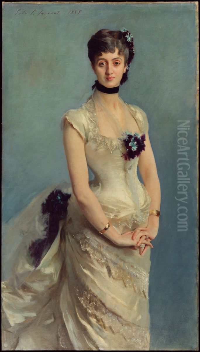 Madame Paul Poirson Oil Painting by John Singer Sargent