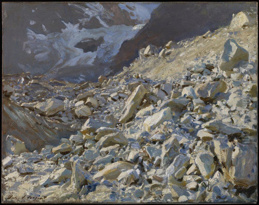 The Moraine Oil Painting by John Singer Sargent