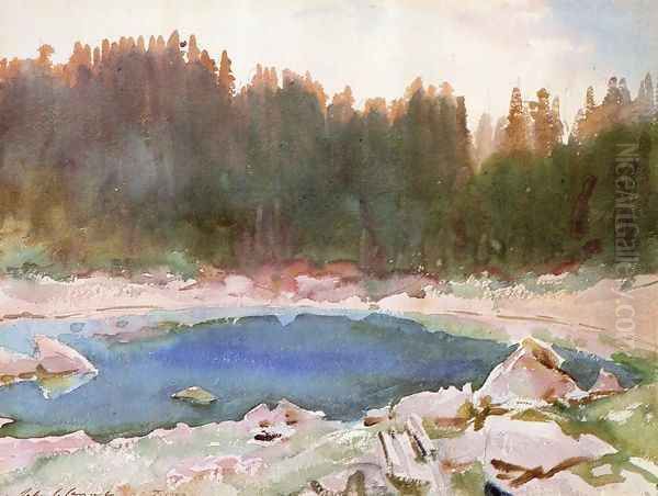 Lake in the Tyrol Oil Painting by John Singer Sargent