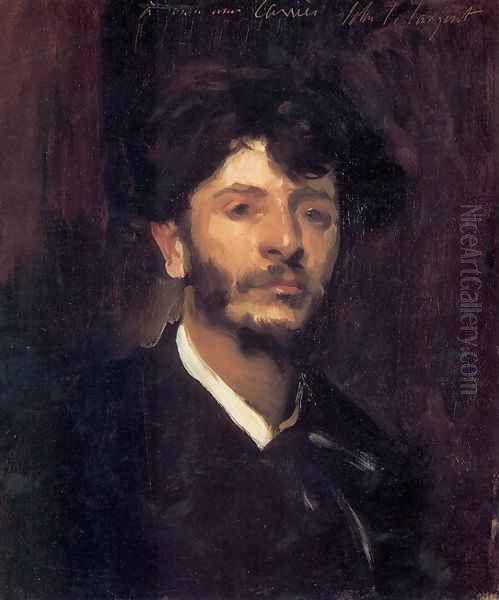 Jean-Joseph-Marie Carriès Oil Painting by John Singer Sargent