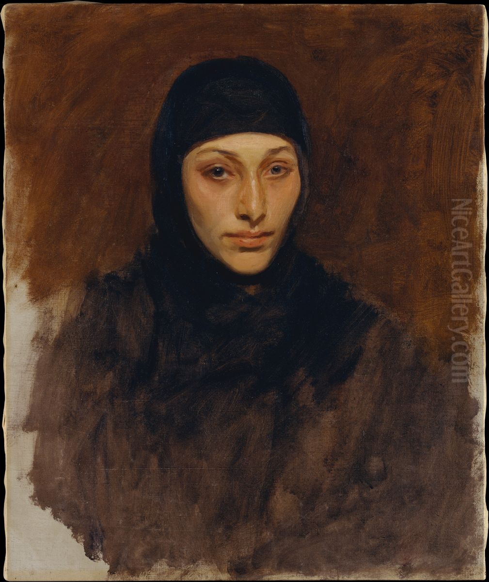 Egyptian Woman Oil Painting by John Singer Sargent