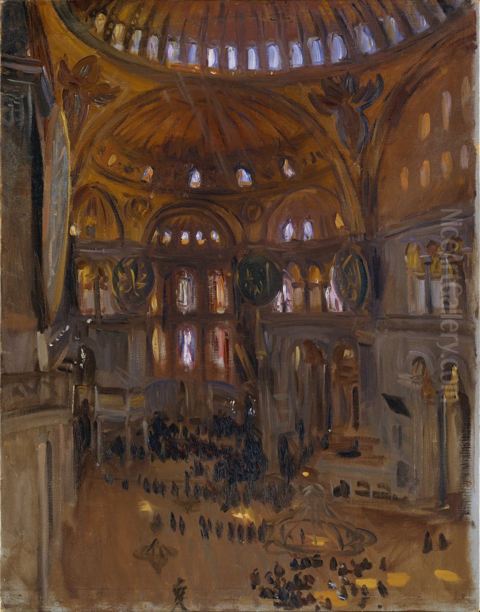 Santa Sofia Oil Painting by John Singer Sargent