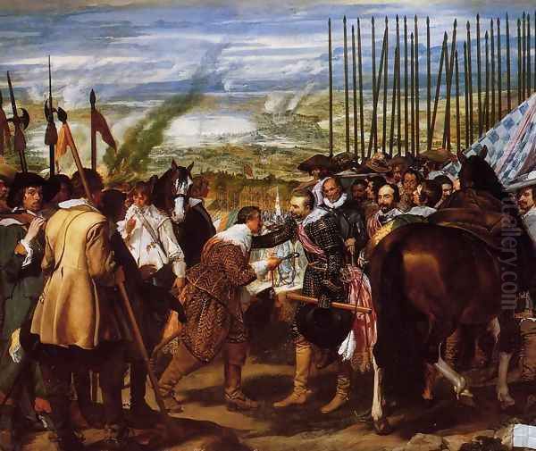 The Surrender Of Breda Oil Painting by Diego Rodriguez de Silva y Velazquez